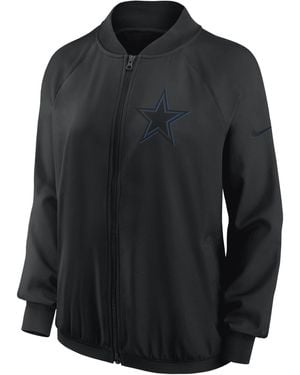 Nike Dallas Cowboys Dri-Fit Nfl Full-Zip Jacket - Black