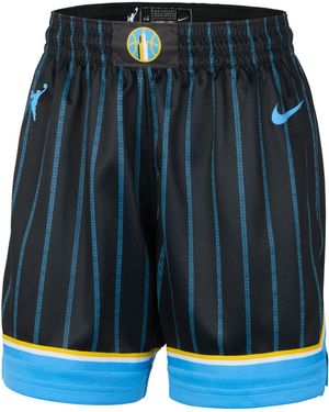 Nike Chicago Sky 2025 Explorer Edition Dri-Fit Wnba Victory Shorts - Blue