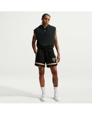 Nike Crossover 5" Fleece Basketball Shorts - Black