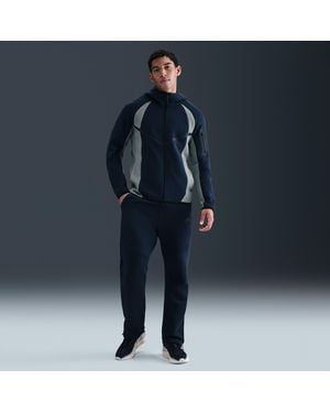 Nike Tech Open-Hem Fleece Pants - Blue