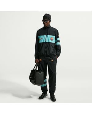 Nike Fc Barcelona Third Repel I96 Track Pants - Black