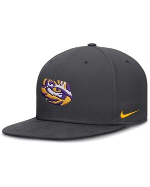 Nike Lsu Pro Dri-Fit College Fitted Hat - Blue