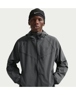Nike Tech Dri-Fit Woven Full-Zip Windrunner Jacket - Gray