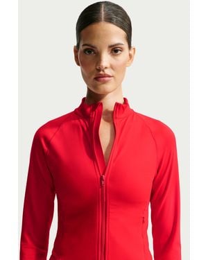 Nike Skims Matte Mock-Neck Full-Zip Jacket - Red