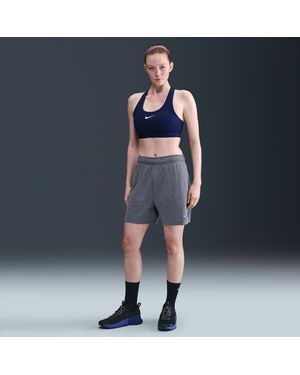Nike Attack Dri-Fit Fitness Mid-Rise 5" Unlined Shorts - Blue