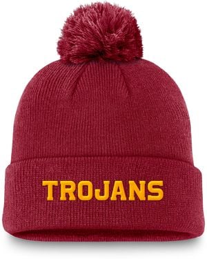 Nike Usc Peak College Cuffed Beanie - Red