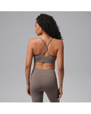 Nike Sport Flightweight Light-Support Sports Bra - Gray