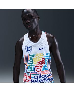 Nike Aeroswift Dri-Fit Adv Running Singlet - Blue