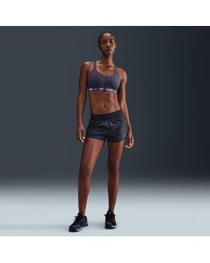 Nike One Dri-Fit Mid-Rise 3" Brief-Lined Shorts - Blue