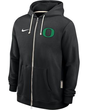 Nike Oregon Sideline Dri-Fit College Full-Zip Hoodie - Black