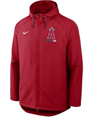 Nike Philadelphia Phillies Authentic Collection Therma-Fit Mlb Full-Zip Hooded Jacket - Red