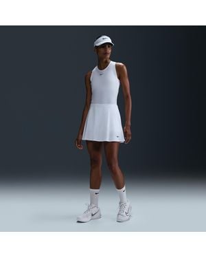 Nike Victory Dri-Fit Flouncy Tennis Skirt - Blue