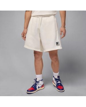 Nike Nike Brooklyn Fleece Graphic Shorts - Natural