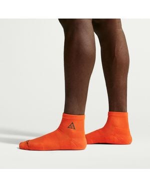 Nike Acg Everyday Elevated Ankle Socks (1 Pair) - Orange