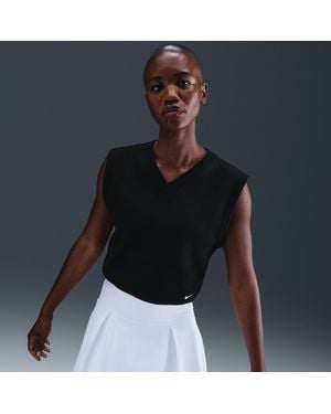 Nike V-Neck Golf Vest - Black