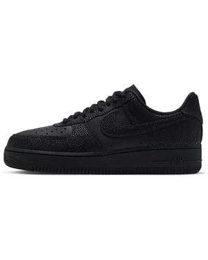 Nike Air Force 1 '07 Se Shagreen Shoes - Black