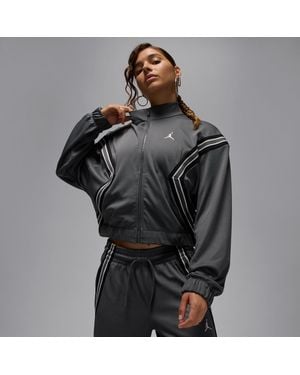 Nike Brooklyn Trainingsjack Met Rits Voor - Zwart