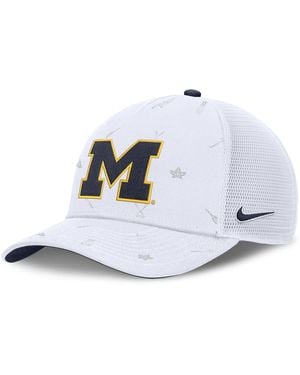 Nike Michigan Country Club Golfin' Rise Jordan Brand College Trucker Adjustable Hat - White