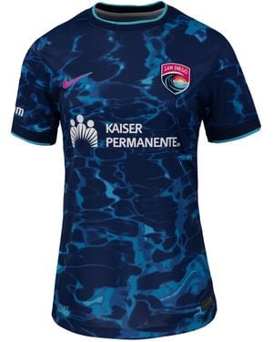 Nike San Diego Wave Fc Stadium Edition Dri-Fit Replica Jersey - Blue