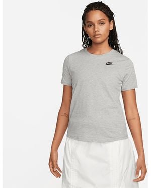 Nike T-Shirt Sportswear Club Essentials – Donna - Grigio