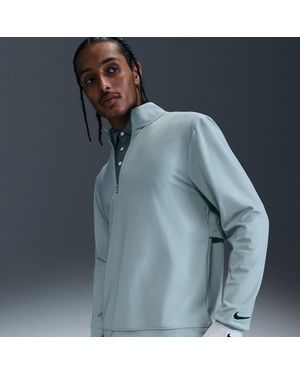 Nike Maglia Da Golf Con Zip A Metà Lunghezza Tour – Uomo - Blu