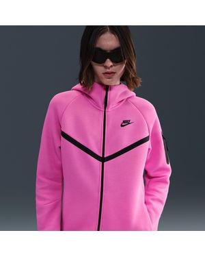Nike Sportswear Tech Fleece Windrunner Full-Zip Hoodie - Pink