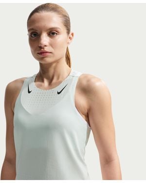Nike Aeroswift Dri-Fit Adv Running Singlet - Green