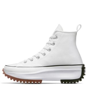 Converse Nike Run Star Hike Platform Shoes - White