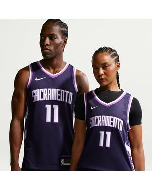 Nike Domantas Sabonis Sacramento Kings City Edition Nba Swingman Jersey - Purple