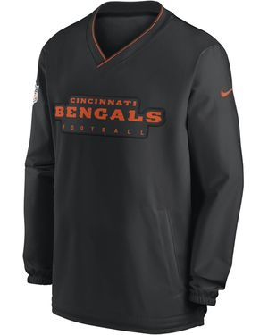 Nike Cincinnati Bengals Sideline Nfl Long-Sleeve Windshirt - Black