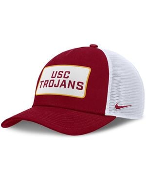 Nike Usc On-Field Rise College Trucker Adjustable Hat - Red