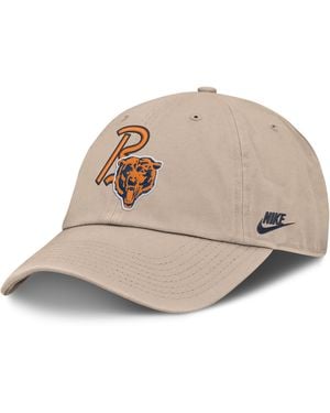 Nike Chicago Bears Rewind Club Nfl Adjustable Hat - Natural