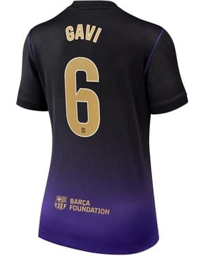 Nike Gavi Barcelona 2026/27 Stadium Away Kobe Dri-Fit Soccer Jersey - Blue