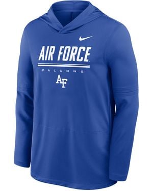 Nike College (Air Force) Dri-Fit Lightweight Hoodie - Blue