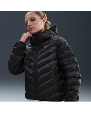 Nike Sportswear Windpuffer Therma-Fit Hooded Puffer - Black