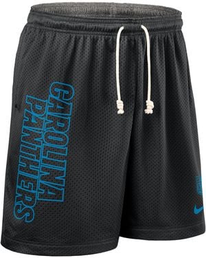 Nike Carolina Panthers Sideline Reversible Menâ Dri-Fit Nfl Shorts - Black