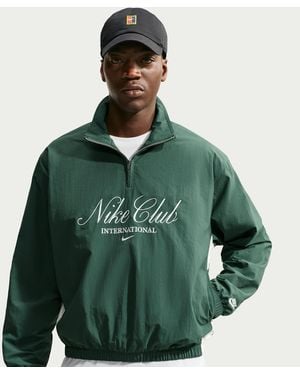Nike Club 1/2 Zip Jacket - Green