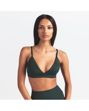 Nike Skims Shine Triangle Bra - Green