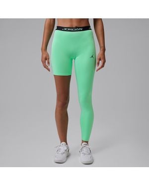 Nike Sport High-Rise Single-Leg Basketball Tights (Left) - Green