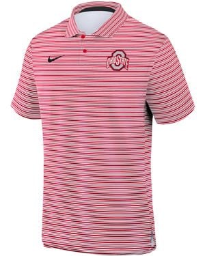 Nike Ohio State Primetime Dri-Fit College Polo - Pink