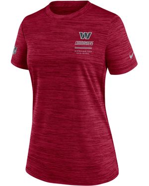 Nike Washington Commanders Sideline Velocity Dri-Fit Nfl T-Shirt - Red