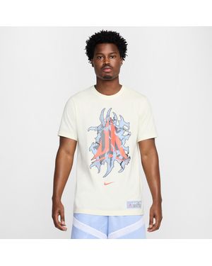 Nike T-Shirt Da Basket Ja – Uomo - Bianco