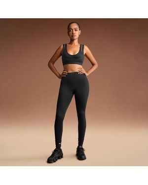 Nike 'Sskims Matte High-Waisted V-Line 26" Leggings - Blue