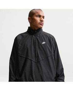 Nike Windrunner Lightweight Half-Zip Jacket - Black