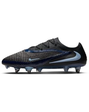 Nike Crampons De Foot Pour Terrain Gras Phantom 6 Low Elite - Bleu