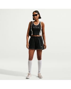 Nike Sportswear Loose Mid-Rise 3" Fleece Shorts - Black