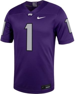 Nike Tcu College Football Replica Jersey - Purple