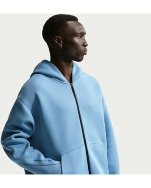 Nike Tech Fleece Full-Zip Hoodie - Blue