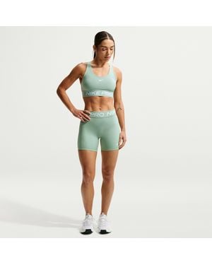 Nike Pro 365 5" Mid-Rise Shorts - Blue