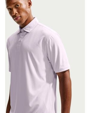 Nike Tailored Performance Dri-Fit Golf Polo - Purple